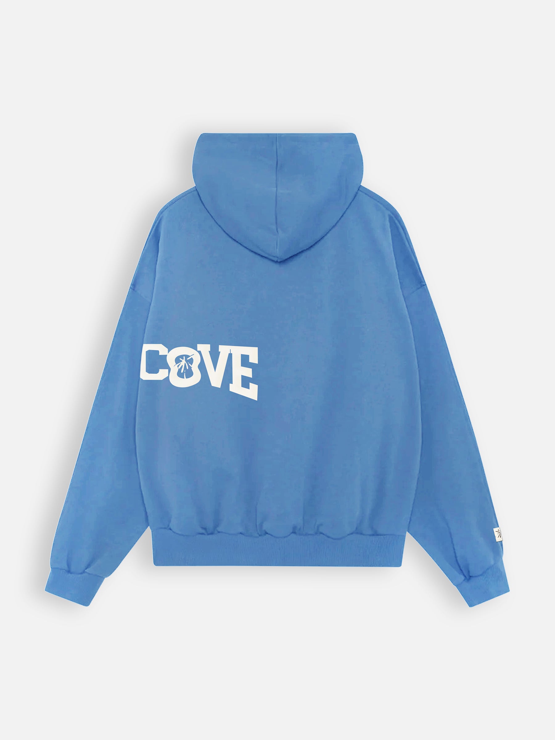 Unisex blue hoodie for travel, comfort, and resort wear