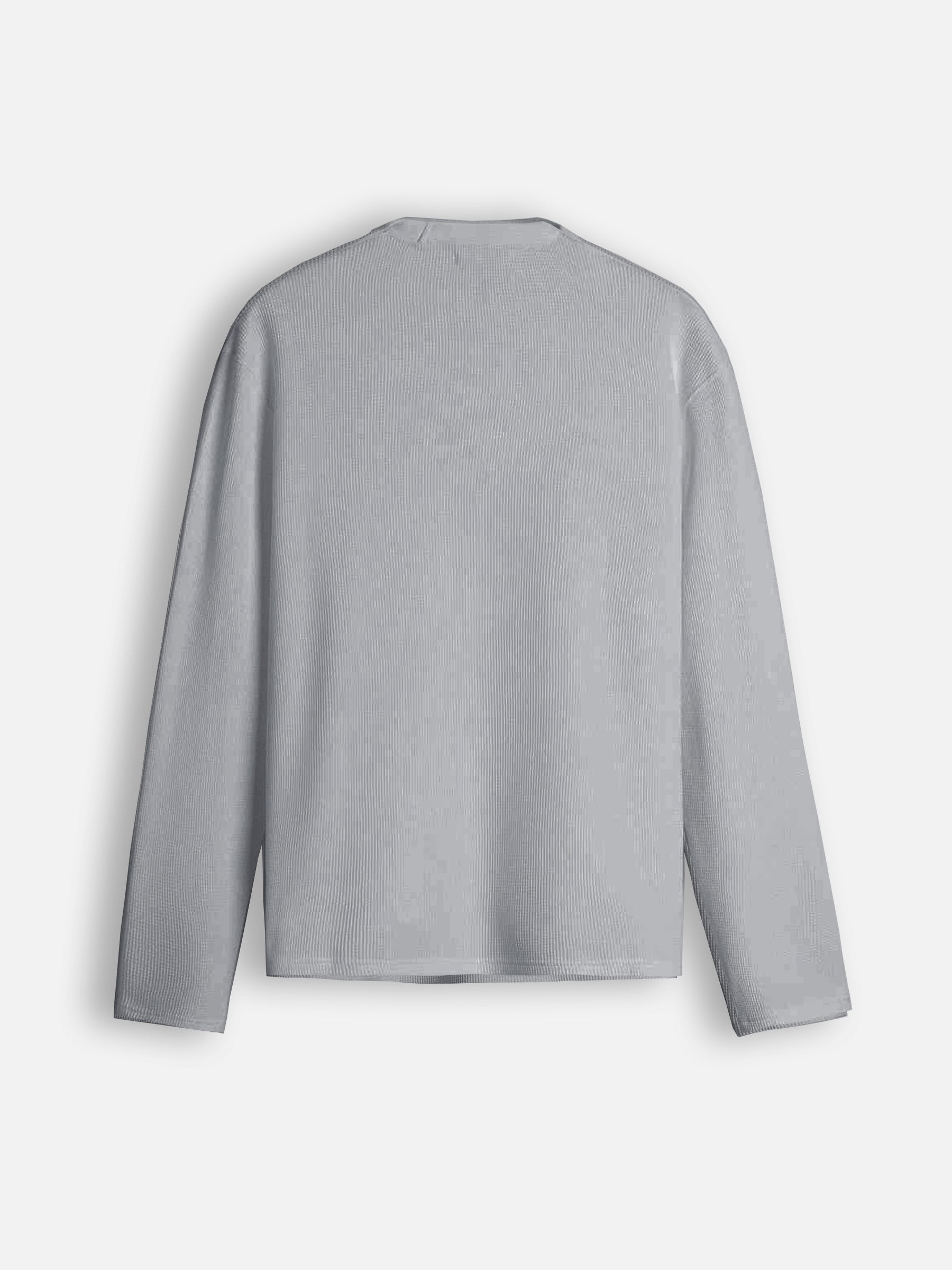 Pebble Gray Crewneck – Soft Cotton, Classic Gray Sweatshirt