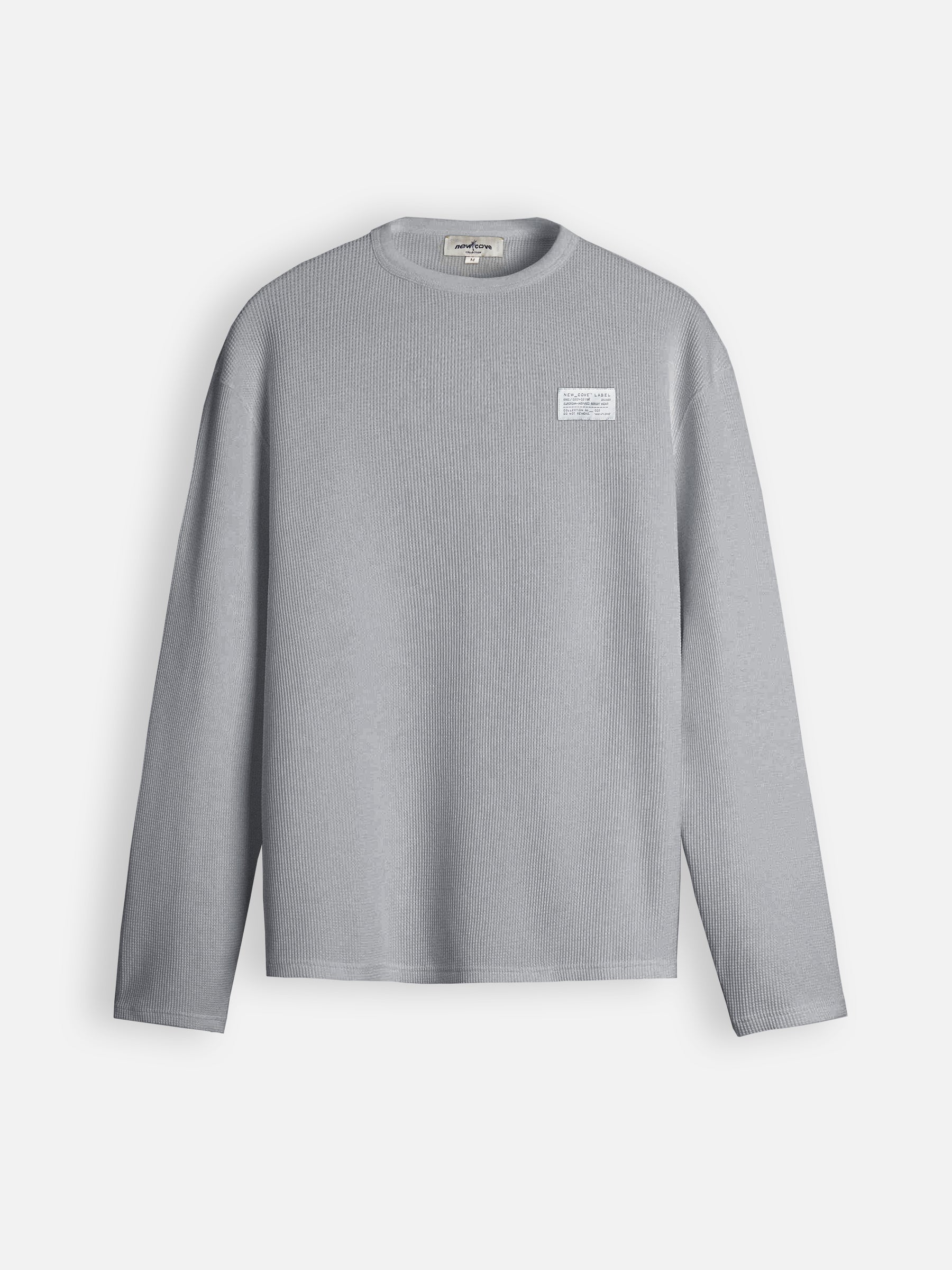 Pebble Gray Crewneck – Soft Cotton, Classic Gray Sweatshirt