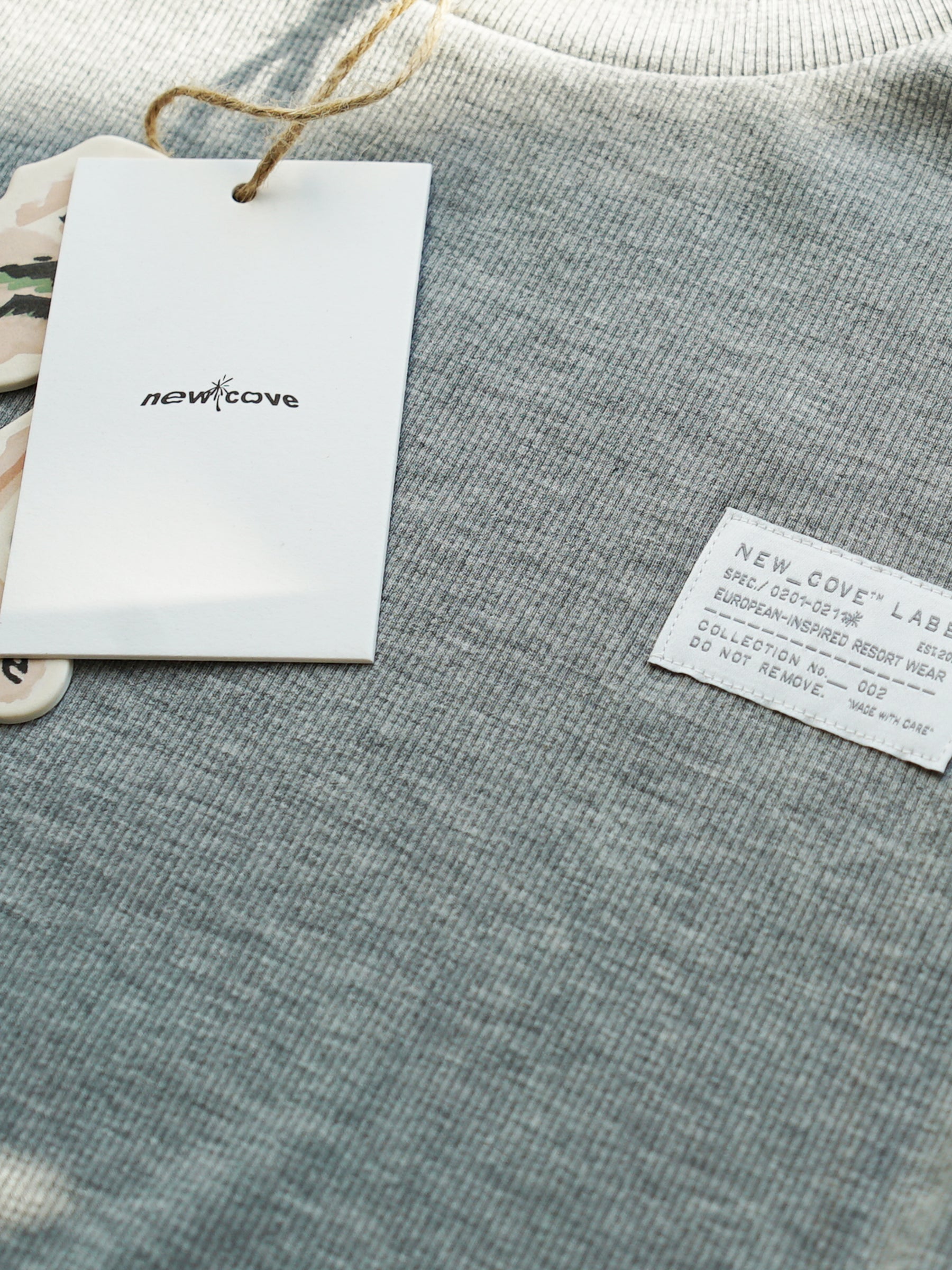 Pebble Gray Crewneck – Soft Cotton, Classic Gray Sweatshirt