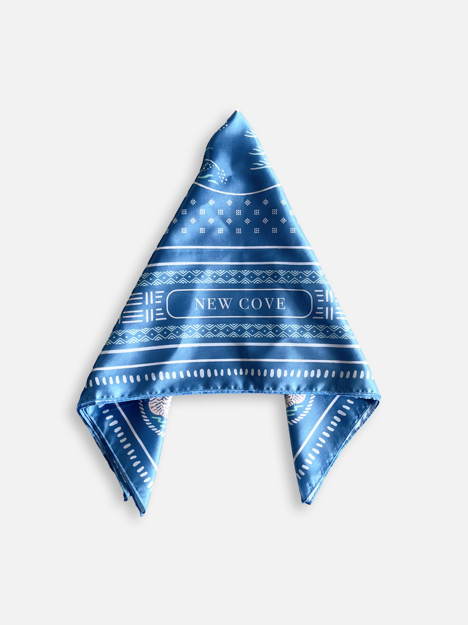 New Cove Silk Tiger Bandana – Designer Silk Scarf